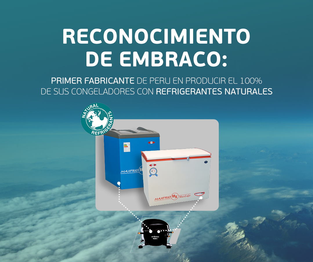 Embraco apoya fabricante de congeladores en Perú a ser el 1º del país con 100% de producción con refrigerantes naturales